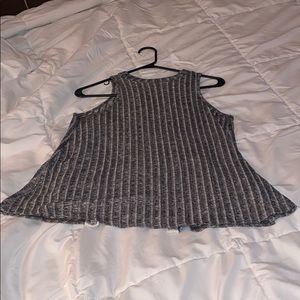 Blue notes tank with open back